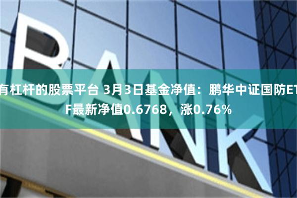 有杠杆的股票平台 3月3日基金净值：鹏华中证国防ETF最新净值0.6768，涨0.76%