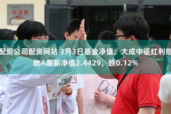 配资公司配资网站 3月3日基金净值：大成中证红利指数A最新净值2.4429，跌0.12%