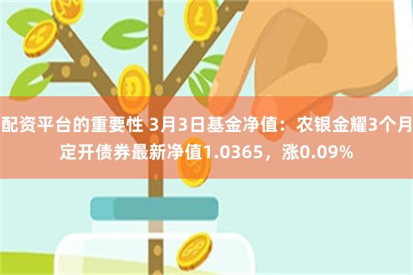 配资平台的重要性 3月3日基金净值：农银金耀3个月定开债券最新净值1.0365，涨0.09%