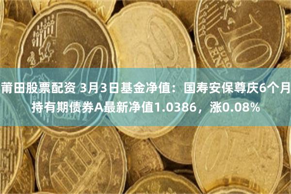 莆田股票配资 3月3日基金净值：国寿安保尊庆6个月持有期债券A最新净值1.0386，涨0.08%