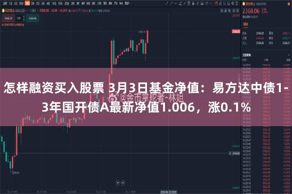 怎样融资买入股票 3月3日基金净值：易方达中债1-3年国开债A最新净值1.006，涨0.1%