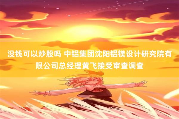 没钱可以炒股吗 中铝集团沈阳铝镁设计研究院有限公司总经理黄飞接受审查调查