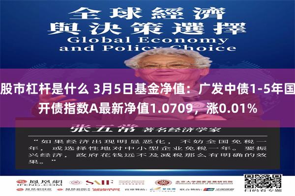 股市杠杆是什么 3月5日基金净值：广发中债1-5年国开债指数A最新净值1.0709，涨0.01%