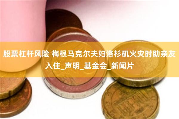 股票杠杆风险 梅根马克尔夫妇洛杉矶火灾时助亲友入住_声明_基金会_新闻片