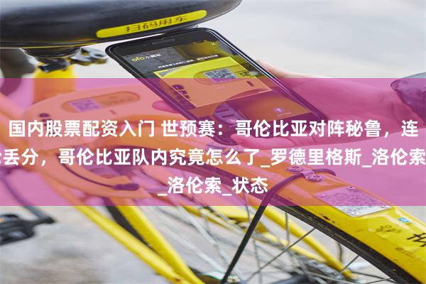 国内股票配资入门 世预赛：哥伦比亚对阵秘鲁，连续4轮丢分，哥伦比亚队内究竟怎么了_罗德里格斯_洛伦索_状态