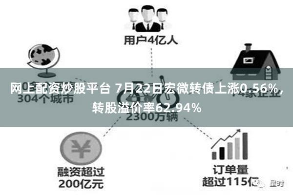 网上配资炒股平台 7月22日宏微转债上涨0.56%，转股溢价率62.94%