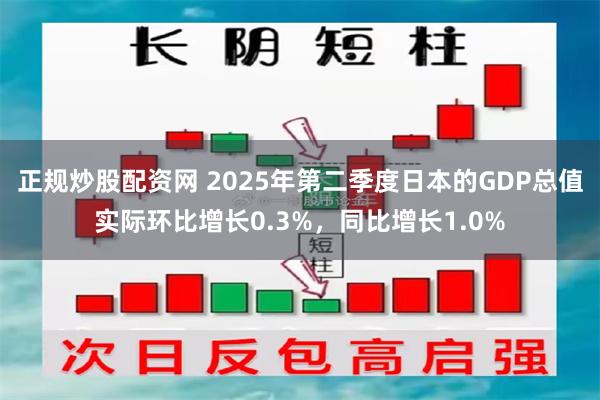 正规炒股配资网 2025年第二季度日本的GDP总值实际环比增长0.3%，同比增长1.0%
