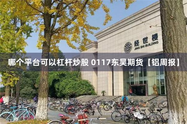 哪个平台可以杠杆炒股 0117东吴期货【铝周报】