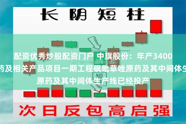 配资优秀炒股配资门户 中旗股份：年产3400吨新型农药原药及相关产品项目一期工程砜吡草唑原药及其中间体生产线已经投产