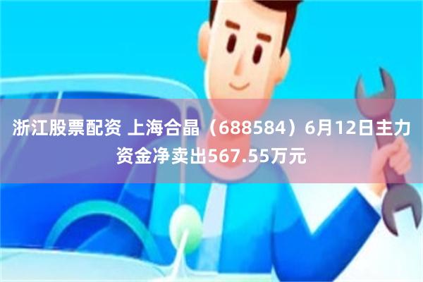 浙江股票配资 上海合晶（688584）6月12日主力资金净卖出567.55万元