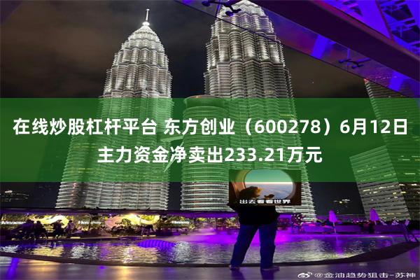 在线炒股杠杆平台 东方创业（600278）6月12日主力资金净卖出233.21万元