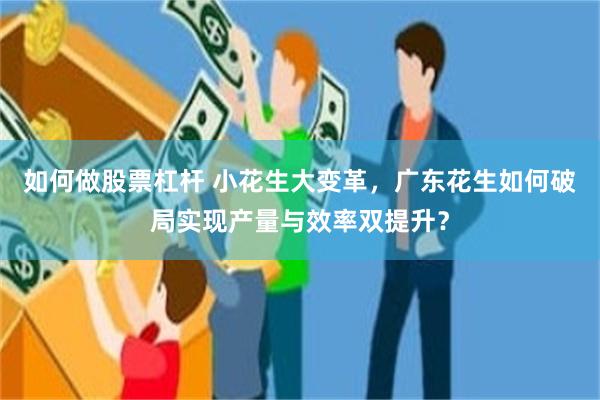 如何做股票杠杆 小花生大变革，广东花生如何破局实现产量与效率双提升？
