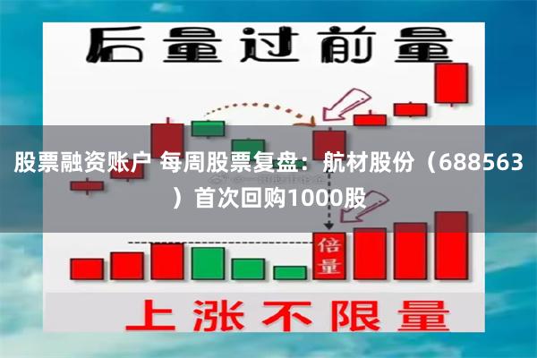 股票融资账户 每周股票复盘：航材股份（688563）首次回购1000股
