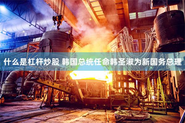 什么是杠杆炒股 韩国总统任命韩圣淑为新国务总理