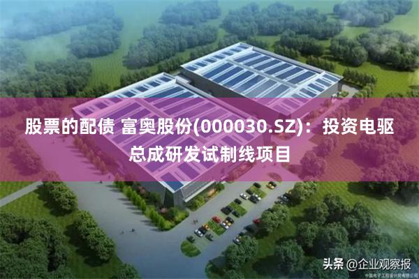 股票的配债 富奥股份(000030.SZ)：投资电驱总成研发试制线项目