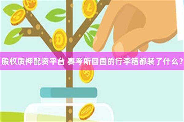 股权质押配资平台 赛考斯回国的行李箱都装了什么？