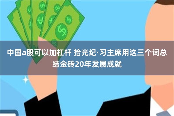 中国a股可以加杠杆 拾光纪·习主席用这三个词总结金砖20年发展成就