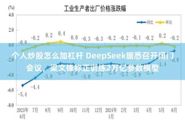 个人炒股怎么加杠杆 DeepSeek据悉召开闭门会议，梁文锋称正训练2万亿参数模型