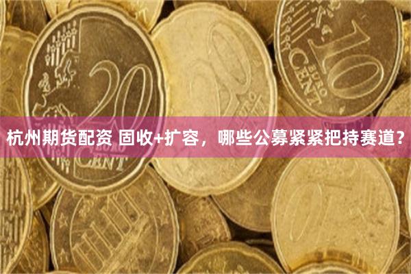 杭州期货配资 固收+扩容，哪些公募紧紧把持赛道？