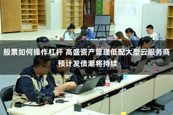 股票如何操作杠杆 高盛资产管理低配大型云服务商 预计发债潮将持续